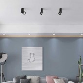 Aplique techo GU10 ajustable NEGRO superficie - 3