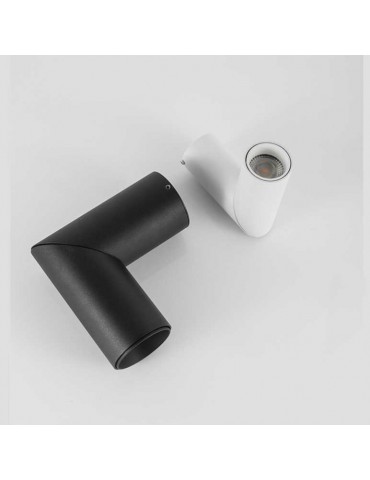 Aplique techo GU10 ajustable NEGRO superficie - 8