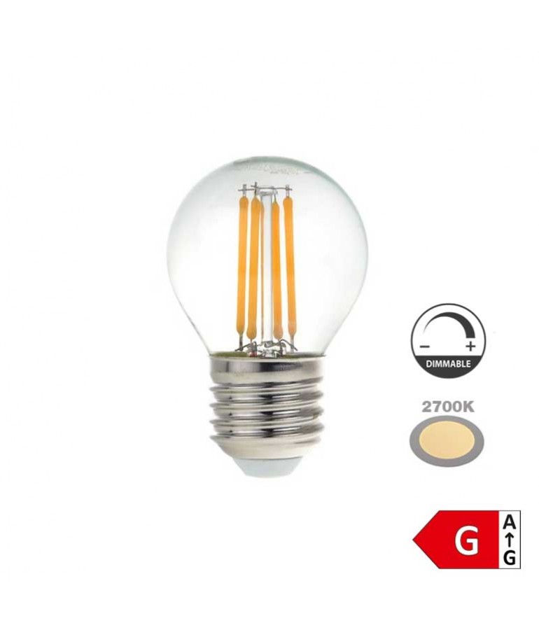 Bombilla LED Vintage 4W Regulable filamento E27