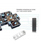 Controlador Led RF Tiras Led Monocolor 5-36V - 2