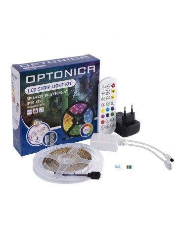 Kit Tira Led RGB Music Bluetooth 12VDC IP20 30LEDS/m - 3