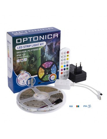 Kit Tira Led RGB Exterior Music Bluetooth 12VDC IP54 60LEDS/m - 3