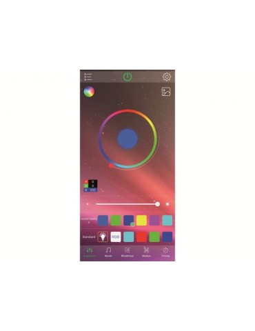 Kit Tira Led RGB Exterior Music Bluetooth 12VDC IP54 60LEDS/m - 4