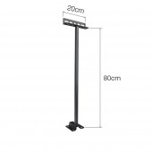 Brazo para Focos Led Exterior 80cm negro - 3