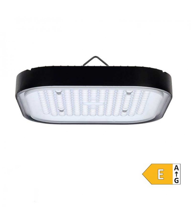 Campana Industrial LED Cuadrada 150W IP65 Aluminio - 1