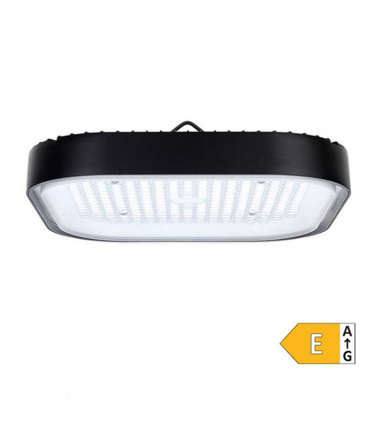 Campana Industrial LED Cuadrada 200W IP65 Aluminio - 1