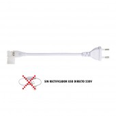 Conector sin rectificador Tira Led 230V IP65 Uso Directo - 2