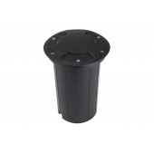 Foco Proyector E27 de suelo Circular Gil 190 con Tapa empotrar