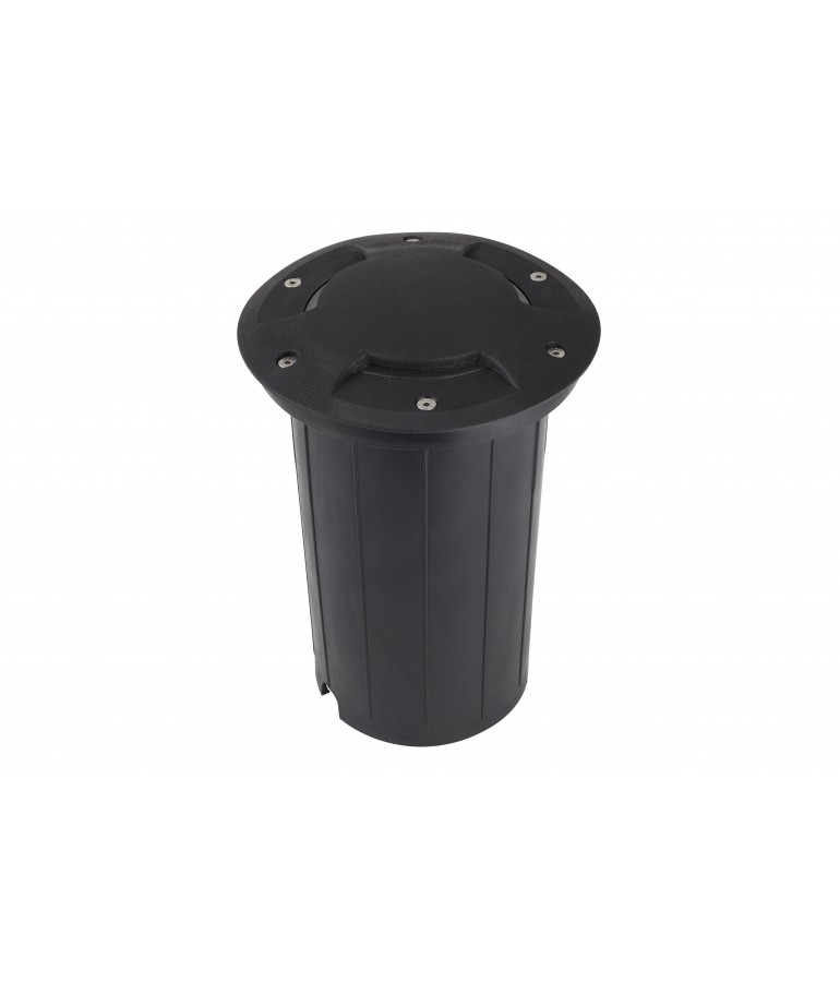 Foco Proyector E27 de suelo Circular Gil 190 con Tapa empotrar
