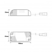 Driver Led Regulable Downlight Max 18W 230v - 3