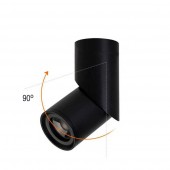 Aplique techo GU10 ajustable NEGRO superficie - 6