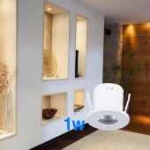 Mini Spot Led Downlight 1w circular empotrar Blanco - 3