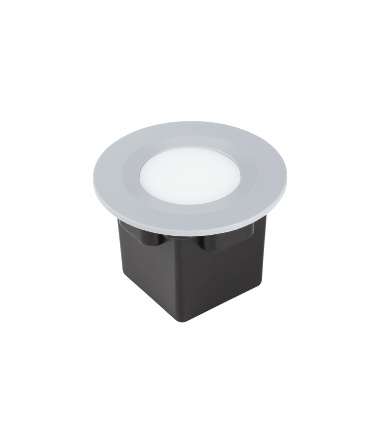 Aplique Pared LED 2W Circular Clara 97 empotrar gris claro