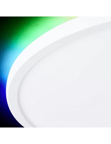 Aplique Led Redondo 18W Blanco RGB CCT Mando - 10