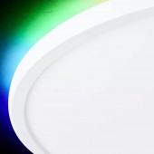 Aplique Led Redondo 32W Blanco RGB CCT Mando - 9