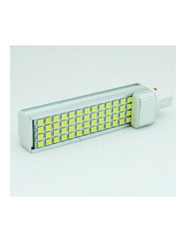 LED PL G24 10 W 230V Orientable Aluminio detalle