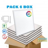 Pack 6 Panel LED slim CRI90 36W 60X60cm - 1