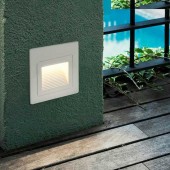 Aplique LED Escalera empotrar Blanco 3W - 7