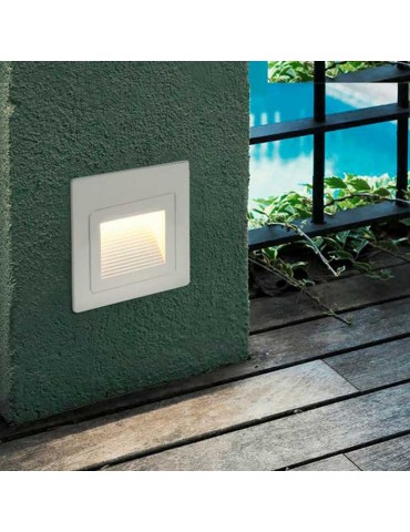 Aplique LED Escalera empotrar Blanco 3W - 7
