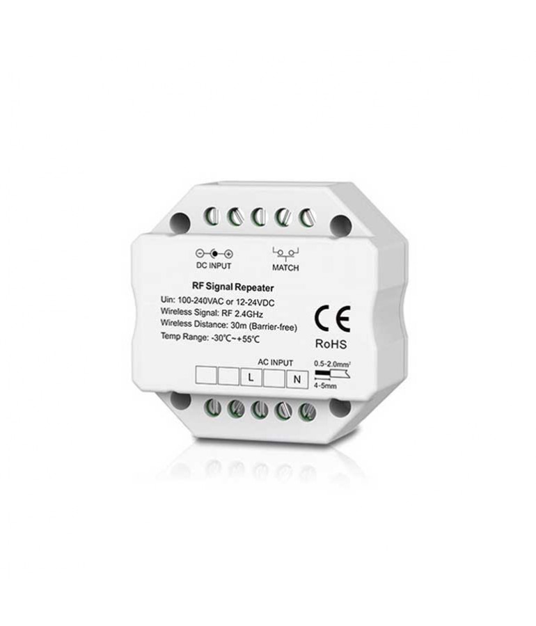 Repetidor Señal RF pared entrada AC-DC - 1