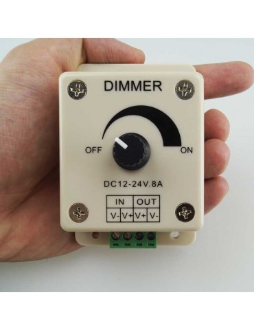Dimmer Atenuador giratorio monocolor 12-24VDC - 4