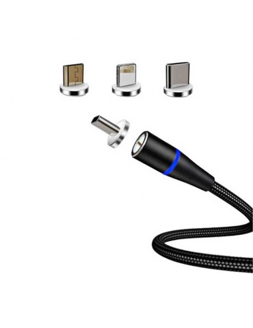 Cable USB Carga MAGNETICO 3 en 1 - 8