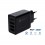 Cargador Negro USB-C 20W + 3 USB QC 3.0