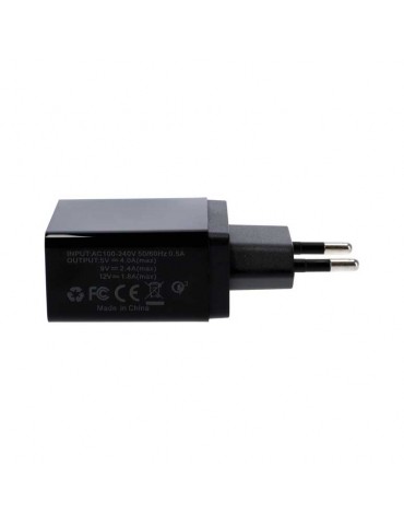 Cargador rápido PD 3x USB-A QC 3.0 - 4