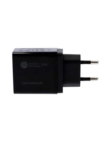 Cargador rápido PD 3x USB-A QC 3.0 - 5