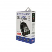 Cargador rápido PD 3x USB-A QC 3.0 - 6