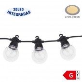 Guirnalda led exterior 13m 20 Bombillas 6W IP65 - 5
