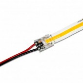 Conector Tira Led COB 8mm 12-24V con cable - 4