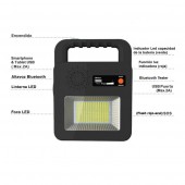 Altavoz Bluetooth Foco solar - 7