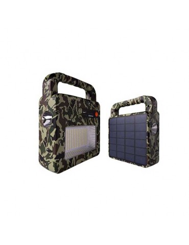 Altavoz Solar Bluetooth camuflage portátil LED CCT - 4