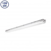 PANTALLA ESTANCA 2x120cm IP65 PARA 2 TUBOS LED 120cm - 1