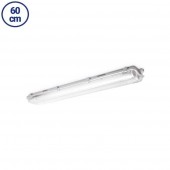 PANTALLA ESTANCA 2x60cm IP65 PARA 2 TUBOS LED 60 cm - 1