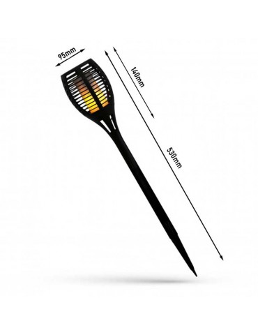 ANTORCHA SOLAR LED EFECTO FLAMA - 3