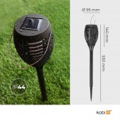 ANTORCHA SOLAR LED EFECTO FLAMA - 6