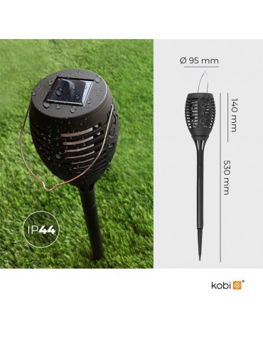 ANTORCHA SOLAR LED EFECTO FLAMA - 6