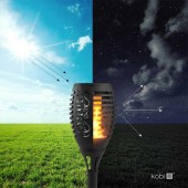 ANTORCHA SOLAR LED EFECTO FLAMA - 5