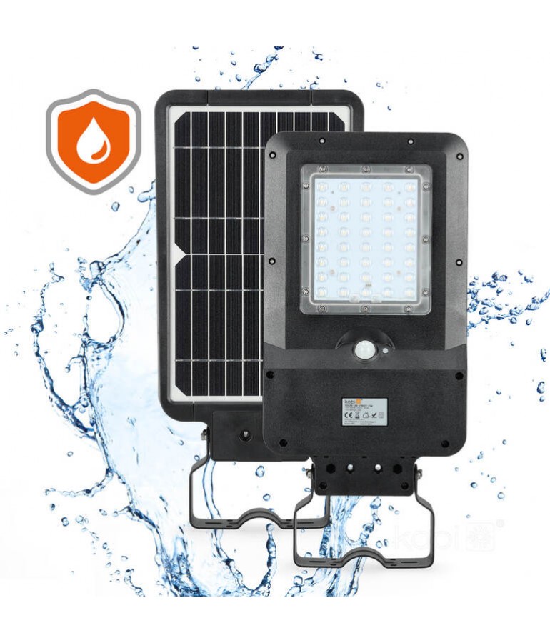 Luminaria solar LED 15W sensor movimiento y crepuscular - 1