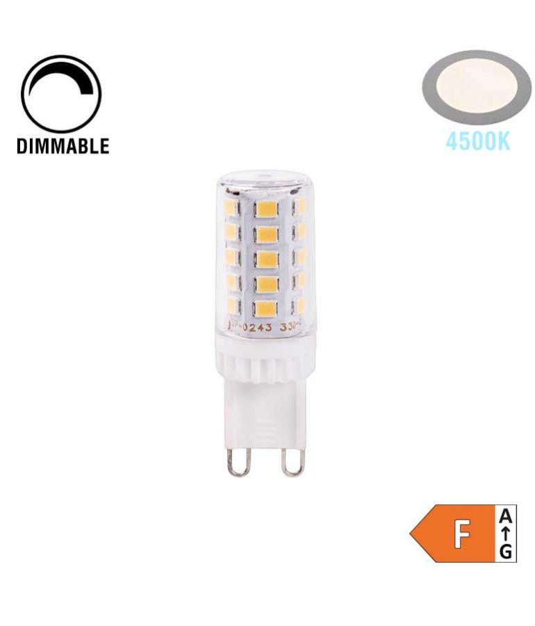 Bombilla LED G9 Dimmable 4W cerámica 230V - 3