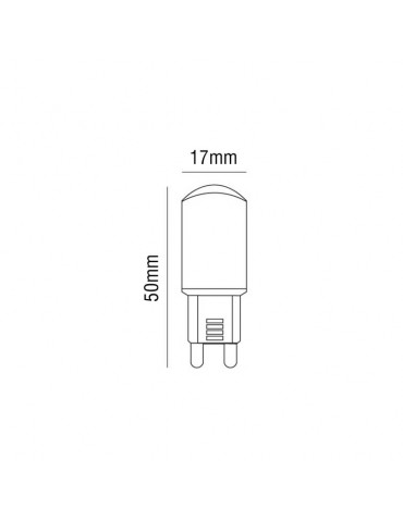 Bombilla LED G9 Dimmable 4W cerámica 230V - 5