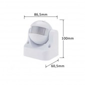 Sensor Led PIR Orientable IP44 Blanco - 5