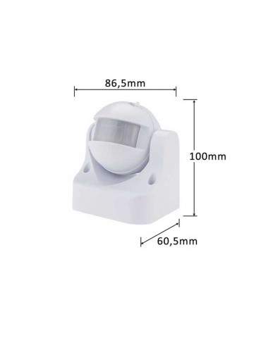 Sensor Led PIR Orientable IP44 Blanco - 5