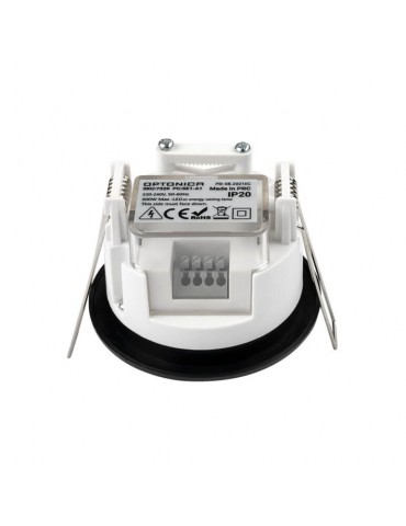 Sensor de movimiento negro empotrar techo - 4
