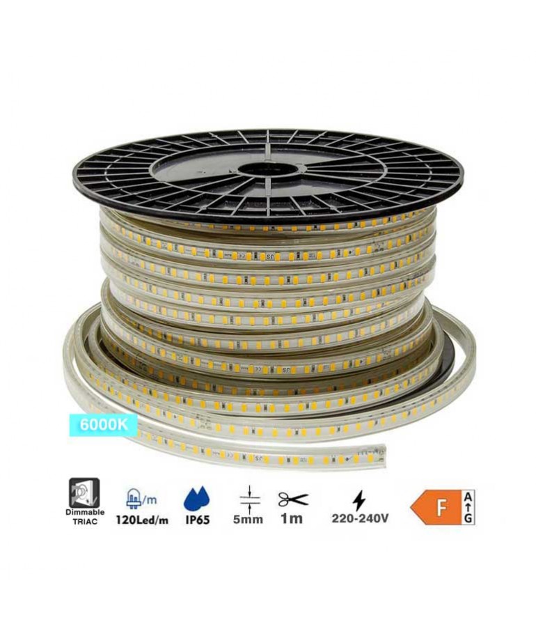 Tira Led 230V IP65 6000K SMD5730 - 1