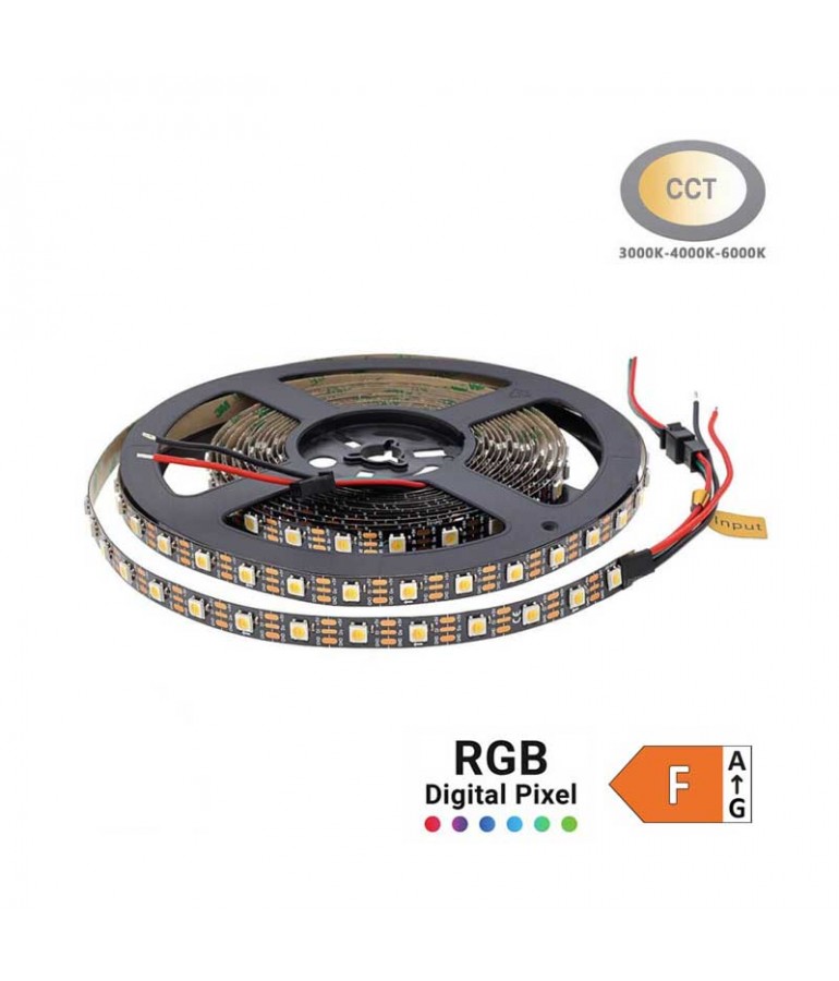 Tira Led Digital 5VDC 60W 60 Pixel 300Led SMDSK6812 - 1