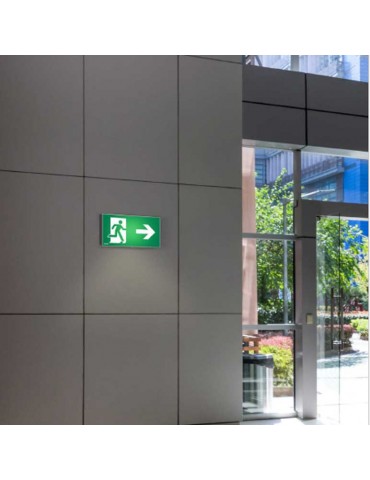 Luminaria LED EMERGENCIA Superficie Pared 3W - 3
