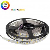 Tira Led 12VDC RGB/W IP20 14,4 W/M 120° SMD5050 - 4